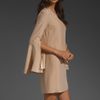 Elizabeth And James Mabel Dress in Beige - Lyst