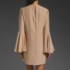 Elizabeth And James Mabel Dress in Beige - Lyst