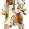 Gucci Printed Silk Blouse in Brown (multicolored) - Lyst