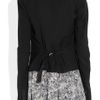 Helmut Lang Draped Crepe Jacket in Black - Lyst