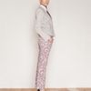 Helmut Lang Contrast Sleeve Tuxedo Blazer in Gray - Lyst