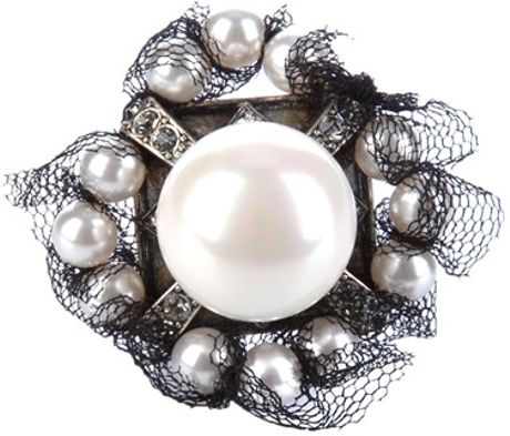 Lanvin Multi Gem Ring in White (multi) - Lyst