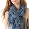 Marc By Marc Jacobs Static Plaid Scarf in Blue - Lyst