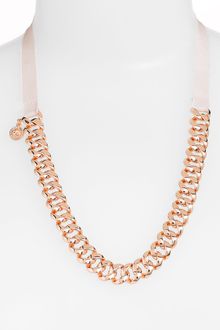 Marc By Marc Jacobs Pretty Skinny Turnlock Chain Necklace - Lyst