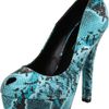 Michael Antonio Womens Kovie Pump in Blue (aqua snake polyurethane) - Lyst