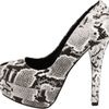 Michael Antonio Womens Kovie Pump in Black (black snake) - Lyst