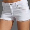 Rag & Bone The Mila Short in White (bright white destroyed) - Lyst