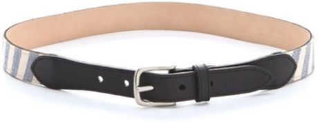 Rag & Bone Boater Belt in Blue (navy) - Lyst