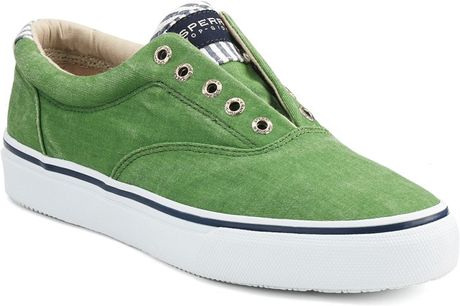sperry top sider green sole