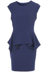 Topshop Peplum Pencil Dress