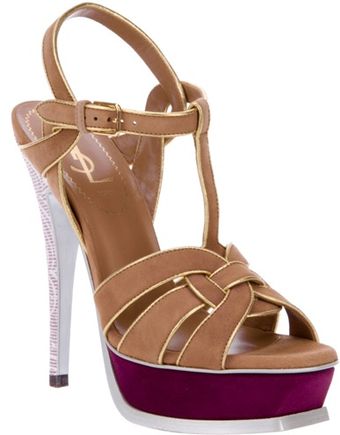 Yves Saint Laurent Tribute Sandal - Lyst