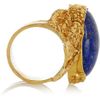 Yves Saint Laurent Arty Goldplated Glass Ring in Blue (gold) - Lyst