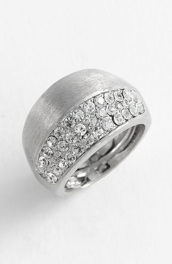 Ariella Collection Metal Crystal Ring - Lyst