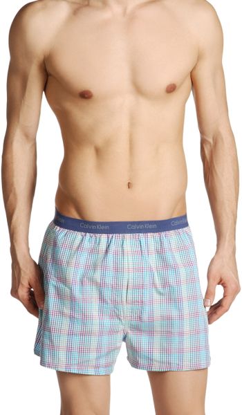 Calvin Klein Boxer in Purple for Men - Lyst