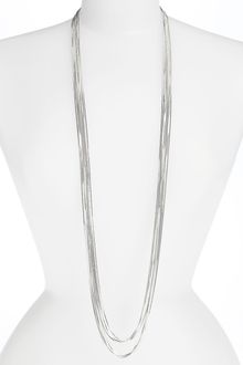 Cara Accessories Long Multistrand Necklace - Lyst