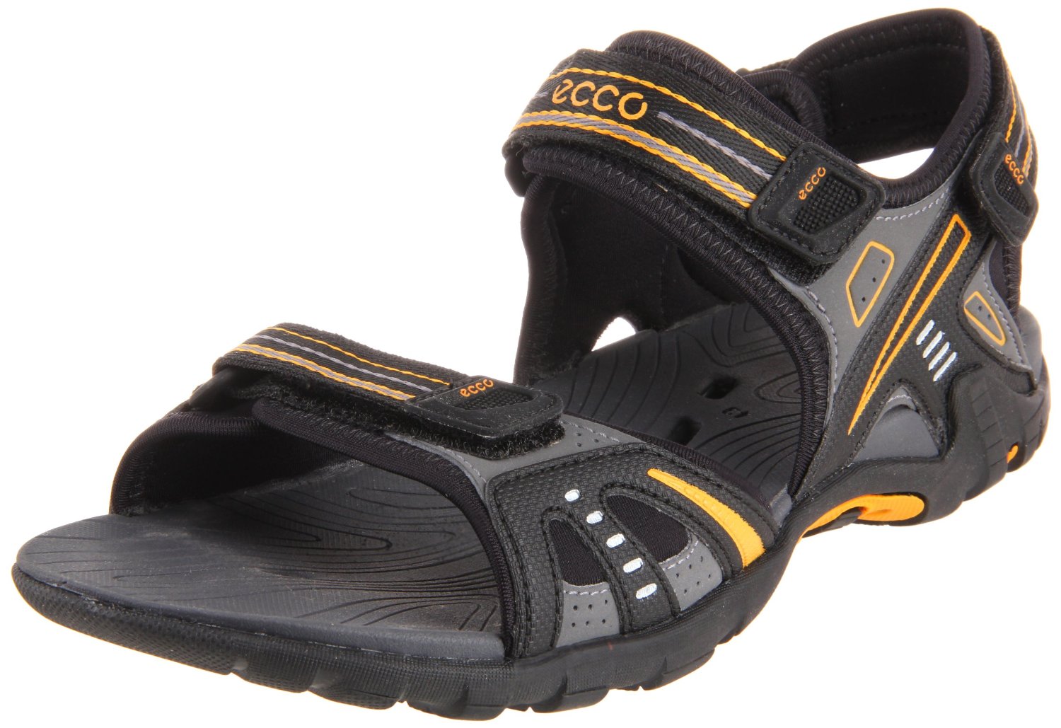 Ecco Ecco Mens Tama Sandal in Gray for Men (black/titanium) Lyst