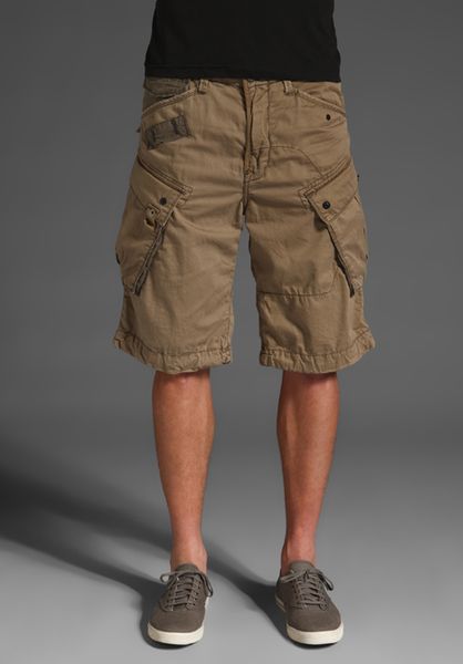 G-star Raw Halo Rovic Art Loose Shorts in Green for Men (arizona) - Lyst