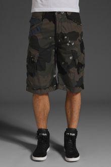 G-star Raw Halo Rovic Art Loose Shorts - Lyst
