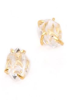Jacquie Aiche Herkimer Crystal Prong Studs - Lyst