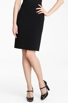 Lanvin Washed Wool Blend Skirt - Lyst