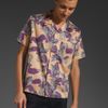 Richard Chai Hawaiian Short Sleeve Shirt in Multicolor for Men (apricot) - Lyst