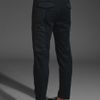 Richard Chai Combo Mesh Moto Trousers in Blue for Men (navy) - Lyst