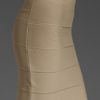 Bcbgmaxazria Mini Body Con Skirt in Green (khaki) - Lyst