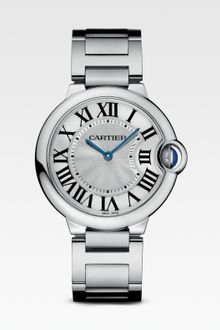 Cartier Ballon Bleu De Cartier Stainless Steel Watch On Bracelet Medium - Lyst