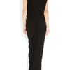 Donna Karan New York Stretch Georgette Gown in Black - Lyst