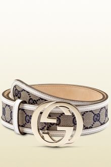 Gucci Belt with Interlocking G Buckle - Lyst