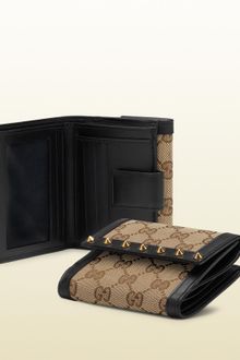 Gucci Stud Flap French Wallet - Lyst