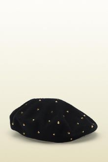 Gucci Beret with Stud Detail - Lyst