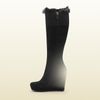 Gucci Courteney Shearling Trim Tall Platform Wedge Boot in Black - Lyst
