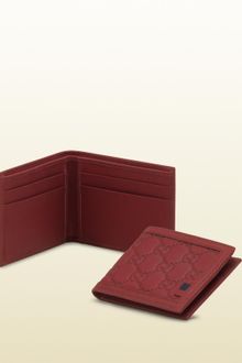 Gucci Web Bi-fold Wallet - Lyst