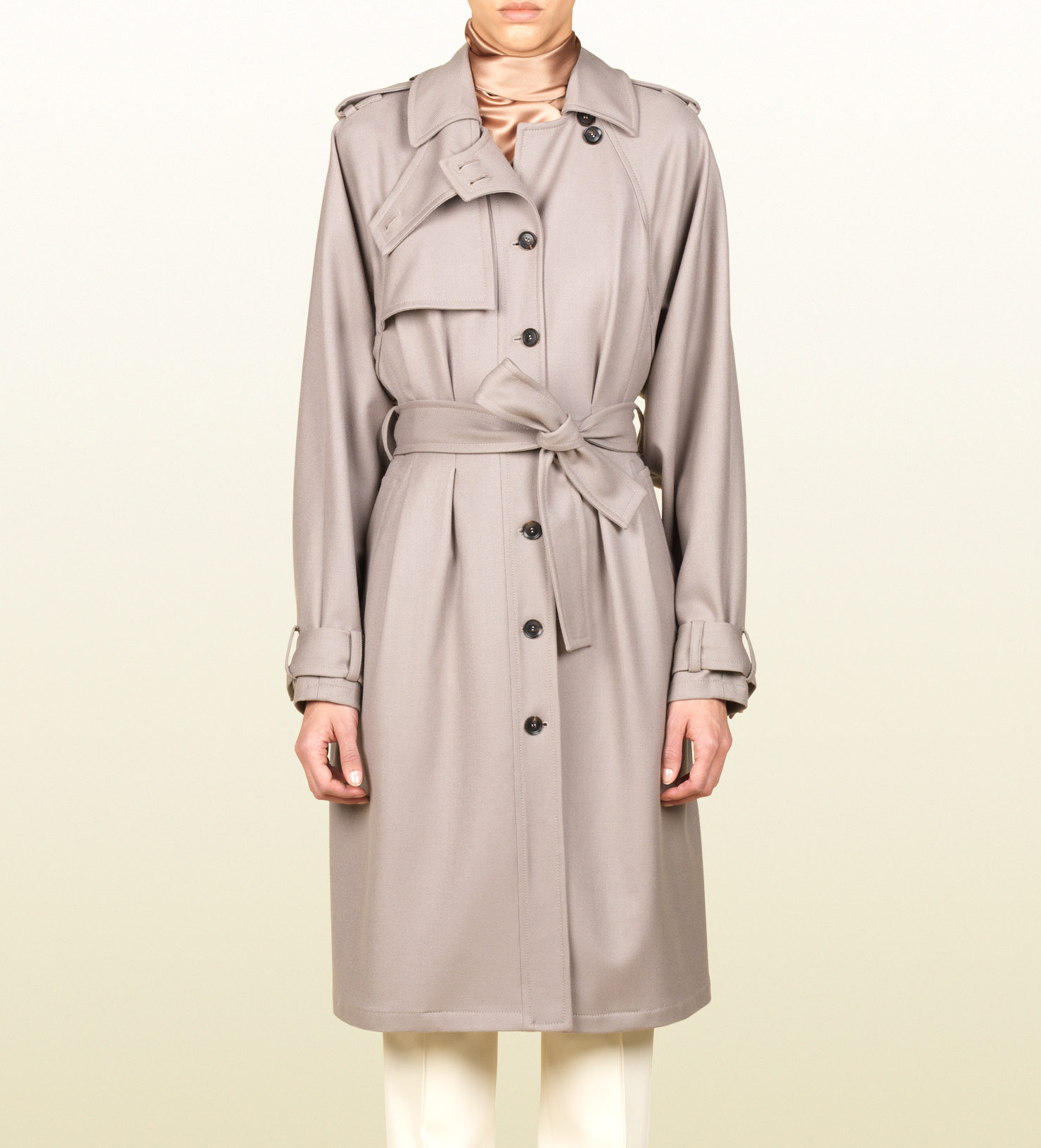 choose your favorite Lyst Gucci Raglan Trench Coat in Natural