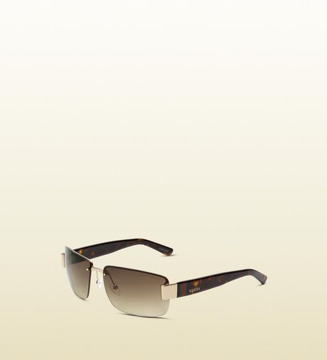 gucci rimless sunglasses