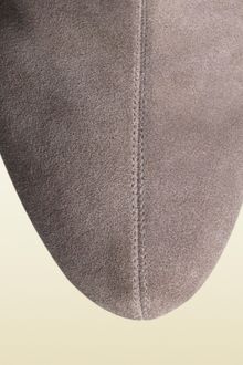 Gucci Courteney Shearling Trim Tall Platform Wedge Boot - Lyst