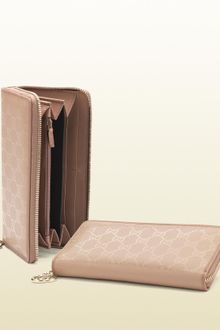 Gucci Interlocking G Zip Around Wallet - Lyst