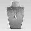 Gucci Dog Tag Necklace with Engraved Gucci Crest in Silver for Men - Lyst