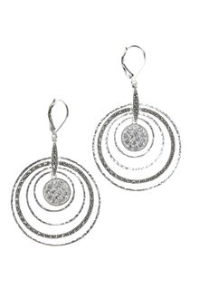 Judith Jack Sterling Silver Marcasite and Crystal Circle - Lyst