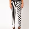 River Island River Island Stripe Spot Skinny Jean in Black - Lyst