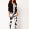 River Island River Island Stripe Spot Skinny Jean in Black - Lyst