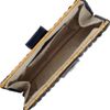 Tory Burch Rattan and Faux Patentleather Clutch in Brown (tan) - Lyst