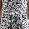Cynthia Steffe Margot Ruffled Dress in Black White  in Black - Lyst