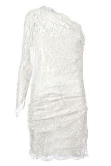 Emilio Pucci One Shoulder Lace Dress - Lyst