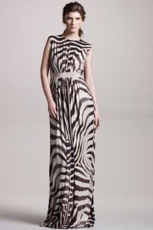 Giambattista Valli Zebraprint Jersey Gown - Lyst