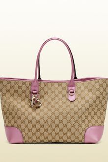 Gucci Heart Bit Charm Tote - Lyst