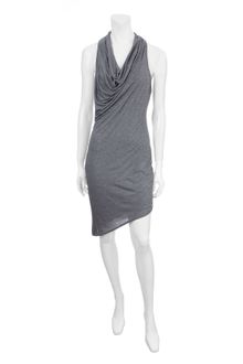 Helmut Lang Drape Racerback Dress - Lyst