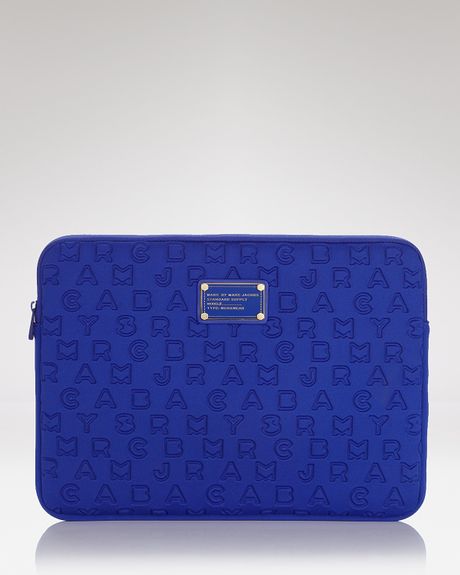 Marc By Marc Jacobs Computer Case Dreamy Neoprene 13 in Green (fluoro lime) - Lyst