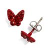 Modcloth Butterfly Garnet Earrings in Pink - Lyst